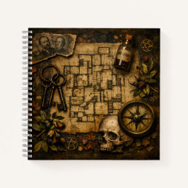 De Architect van de Dood: H.H. Holmes Moordkasteel Notitieboek