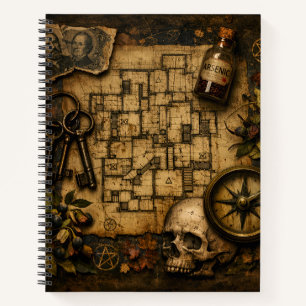 De Architect van de Dood: H.H. Holmes Moordkasteel Notitieboek