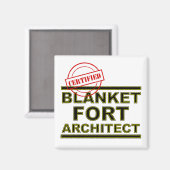 De Architect van het Dekfort Grappige Koelkastmagn Magneet (Voorkant / Achterkant)