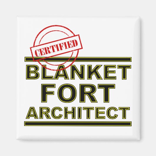 De Architect van het Dekfort Grappige Koelkastmagn Magneet (Voorkant)