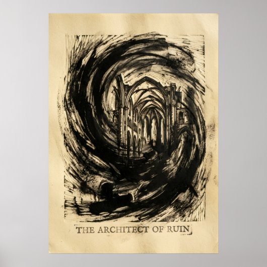 De Architect Van Verval Poster (Voorkant)