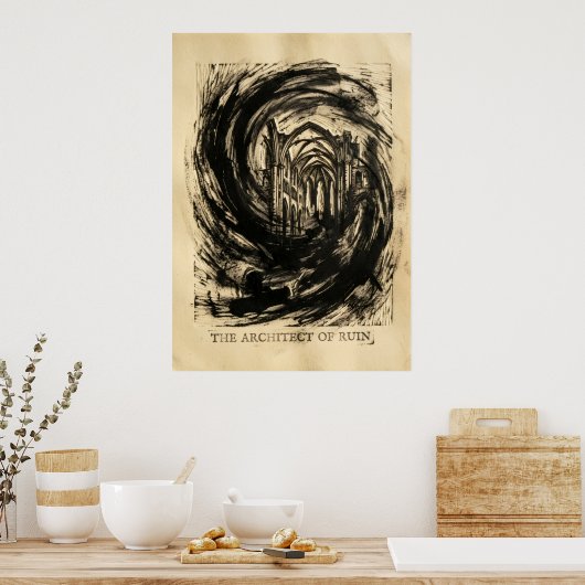 De Architect Van Verval Poster (Keuken)