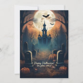 De architectonische anomalie op het kerkhof feestdagenkaart (Voorkant)