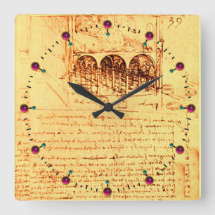 DE ARCHITECTUUR VAN DE RENAISSANCE, ARCHITECT VIERKANTE KLOK