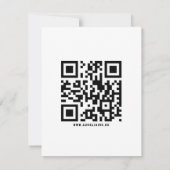 De architectuur van verbindingslinoleumsnede RSVP kaartje (Achterkant)