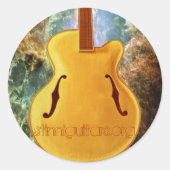 De Archtop Ronde Sticker (Voorkant)