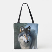 De Arctische Wolf, Canvas tas (Achterkant)