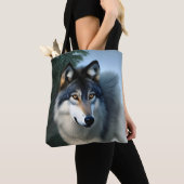 De Arctische Wolf, Canvas tas (Dichtbij)