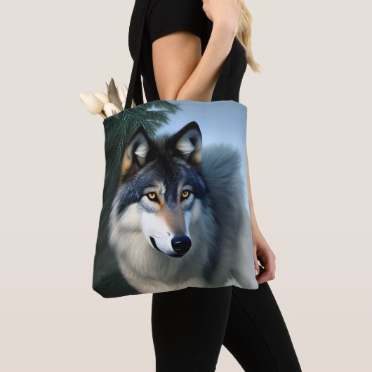 De Arctische Wolf, Canvas tas (Dichtbij)