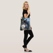 De Arctische Wolf, Canvas tas (Op model)