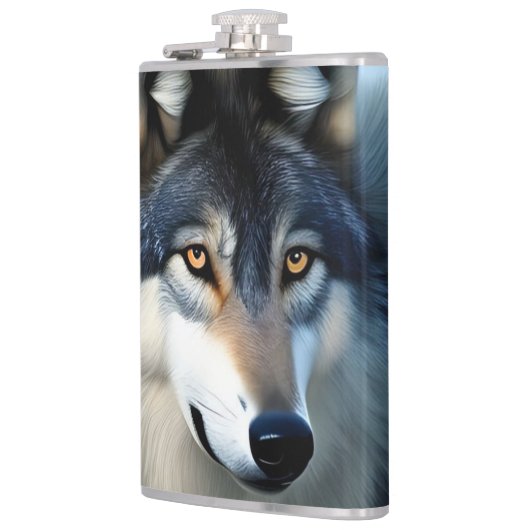 De Arctische Wolf, de Hip Flask Heupfles (Links)