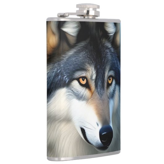 De Arctische Wolf, de Hip Flask Heupfles (Rechts)