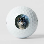 De Arctische Wolf, Golf Balls Golfballen (Voorkant)