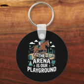 De Arena is onze speeltuin voor ruiters Sleutelhanger (Voorkant)