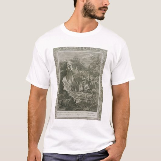 De Argonauts passeren de Symplegades (graven) T-shirt (Voorkant)