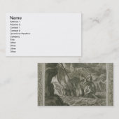 De Argonauts passeren de Symplegades (graven) Visitekaartje (Voorkant / Achterkant)