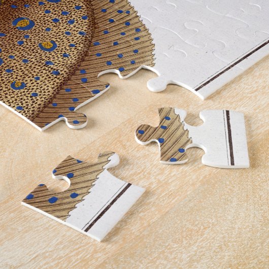 De Argus Flounder (Pleuronectes Argus) bord XLVI Legpuzzel (Zijkant)