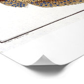 De Argus Flounder (Pleuronectes Argus) bord XLVI Poster (Hoek)