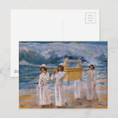 De ark loopt over de Jordaan door James Tissot Briefkaart (Voorkant / Achterkant)