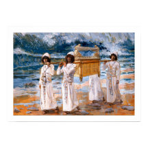 De ark loopt over de Jordaan door James Tissot