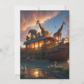 De ark van de hoop van Noach Bedankkaart (Voorkant)