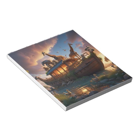 De ark van de hoop van Noach Notitieblok (Schuin)