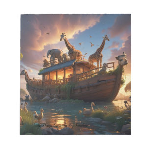 De ark van de hoop van Noach Notitieblok