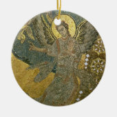 De Ark van het Convenant, gesteund door Cherubim,  Keramisch Ornament (Voorkant)