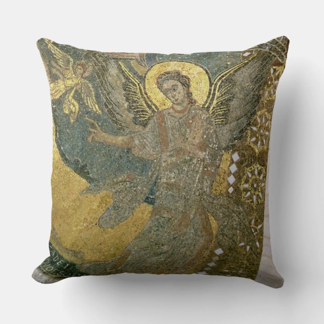 De Ark van het Convenant, gesteund door Cherubim,  Kussen (Voorkant)