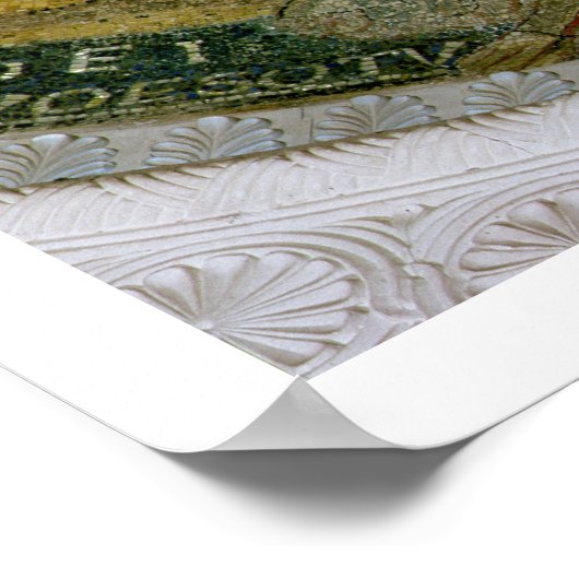 De Ark van het Convenant, gesteund door Cherubim, Poster (Hoek)