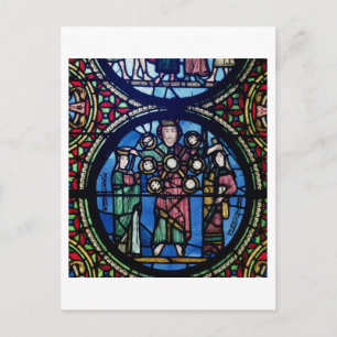 De Ark van het Convenant venster, detail van God m Briefkaart