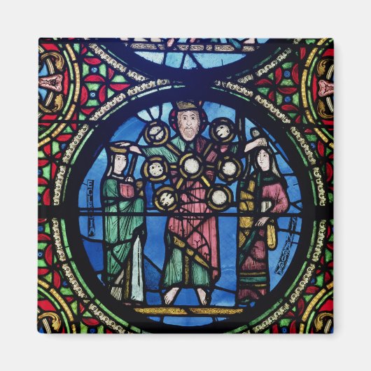 De Ark van het Convenant venster, detail van God m Magneet (Voorkant)