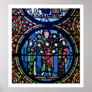 De Ark van het Convenant venster, detail van God m Poster