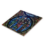 De Ark van het Convenant venster, detail van God m Tegeltje (Zijkant)