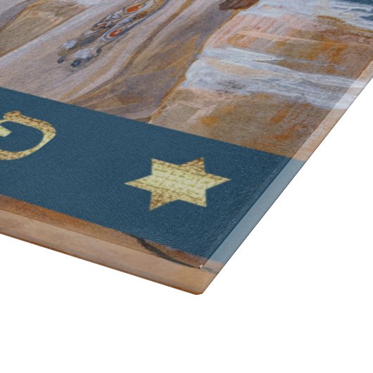 De ark van het verbond. Fine Art Pesach Gift Snijplank (Hoek)