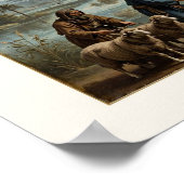 De ark van Noach — Da Vinci stijl poster (Hoek)