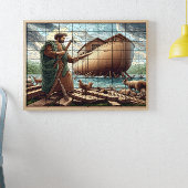 De ark van Noach, de arbeid van het geloof Poster