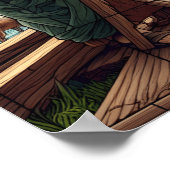 De ark van Noach, de arbeid van het geloof Poster (Hoek)