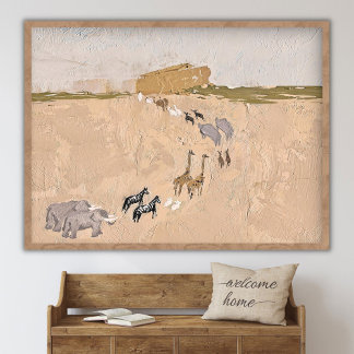 De ark van Noach horizontaal , Noach's Ark vaartui Poster