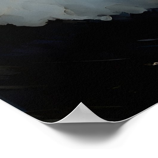 De ark van Noach overleeft het Storm Poster (Hoek)