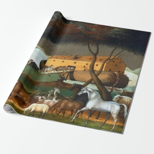 De ark van Noach van Edward Hicks Cadeaupapier (Uitgerold)
