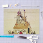 “De ark van Noach” van W Heath Robinson Tissuepapier (Craft)