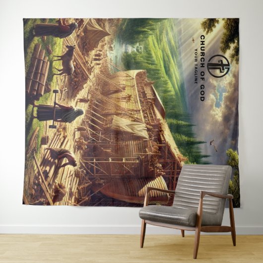De ark van Noach Wandkleed (In Situ (horizontaal))