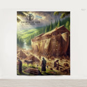 De ark van Noach Wandkleed (Voorkant)