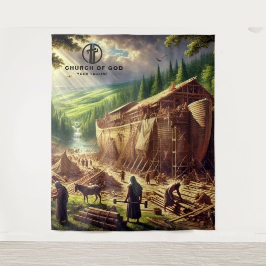 De ark van Noach Wandkleed (Voorkant)