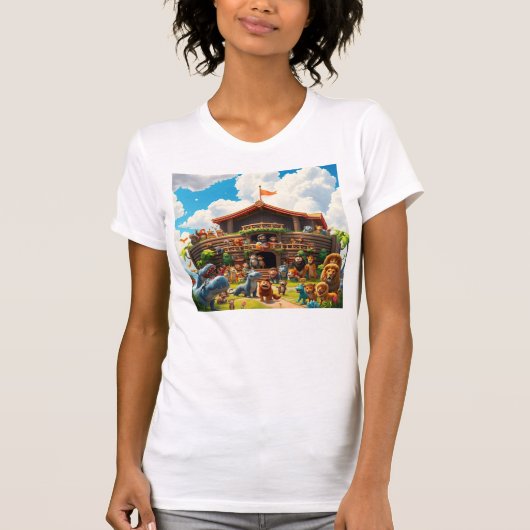 De ark van vreugde van Noach T-shirt (Voorkant)