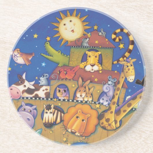 De ark zandsteen onderzetter (Voorkant)