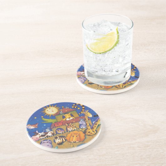 De ark zandsteen onderzetter (Zijkant)