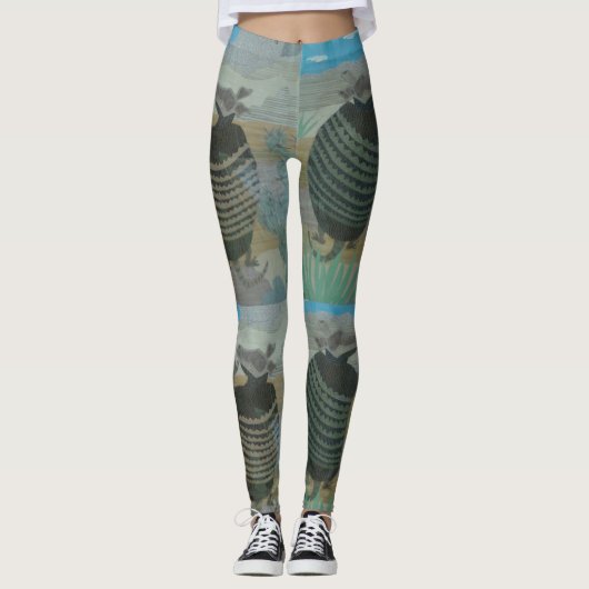 De Armadillo kijk Leggings (Voorkant)