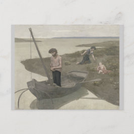 De arme vissers van Puvis de Chavannes Briefkaart